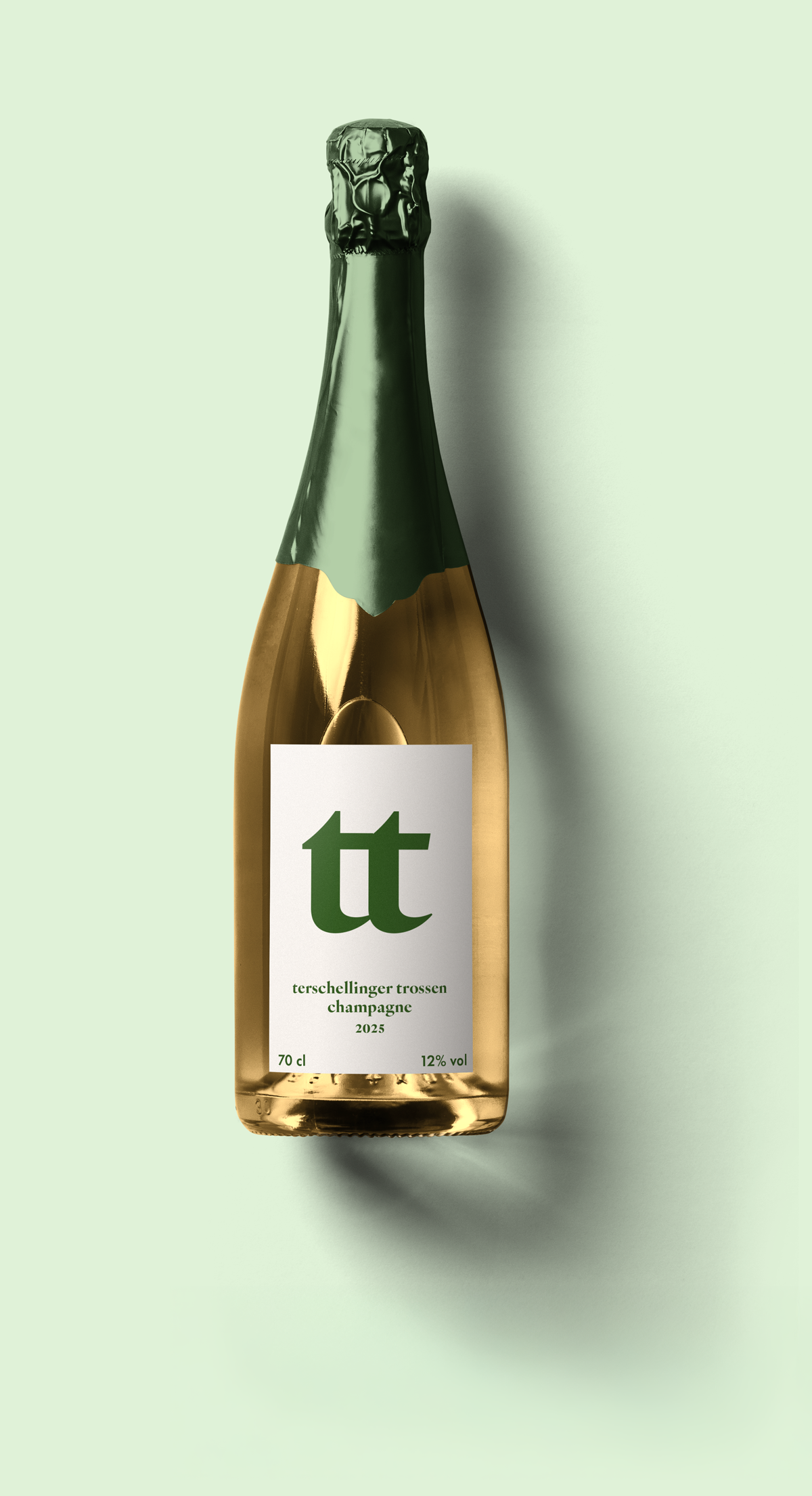 Terschellinger Trossen Champagne fles